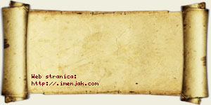 Omilj Binjić vizit kartica